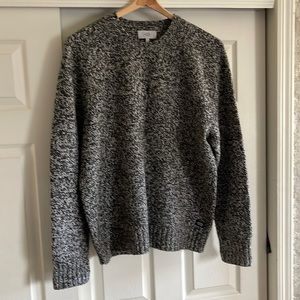 Mens charcoal/grey long sleeve sweater